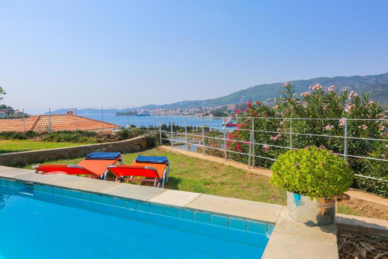 Skiathos Seaview Villa With Pool Punta Ngoại thất bức ảnh