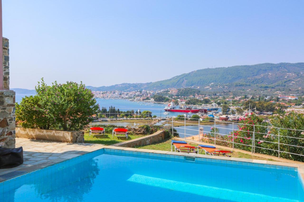 Skiathos Seaview Villa With Pool Punta Ngoại thất bức ảnh