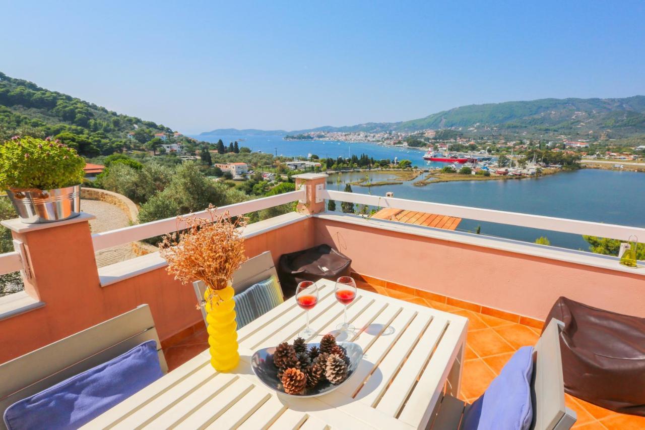 Skiathos Seaview Villa With Pool Punta Ngoại thất bức ảnh
