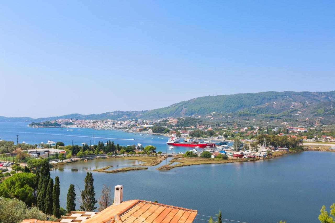 Skiathos Seaview Villa With Pool Punta Ngoại thất bức ảnh