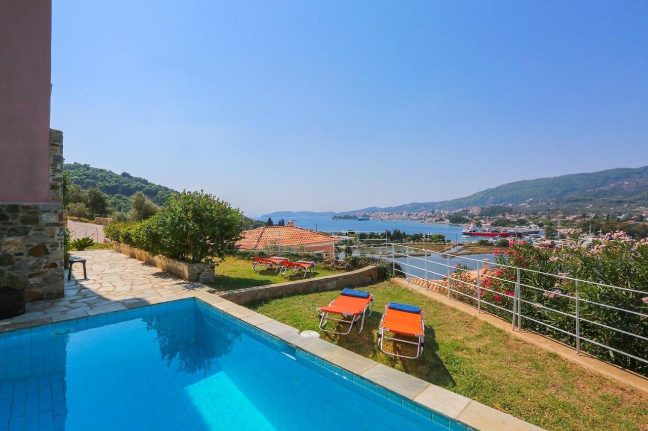 Skiathos Seaview Villa With Pool Punta Ngoại thất bức ảnh